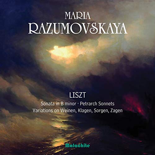 CD cover for Maria Razumovskaya performing Liszt’s Sonata in B minor.