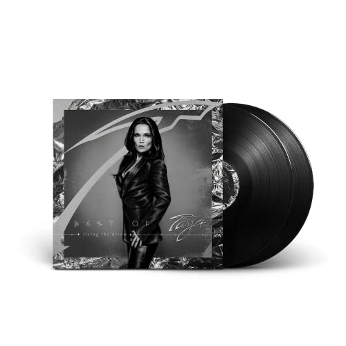 Tarja’s “Best Of” vinyl record with a portrait of the artist.