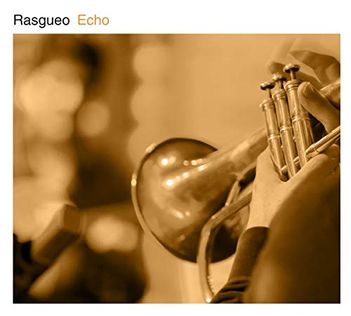 A sepia-toned album cover featuring a close-up of trumpet valves and bell.