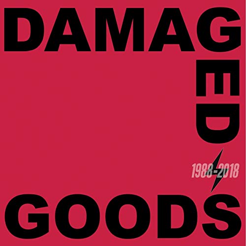 CD cover: "Damaged Goods 1988-2018" in black text on a red background.