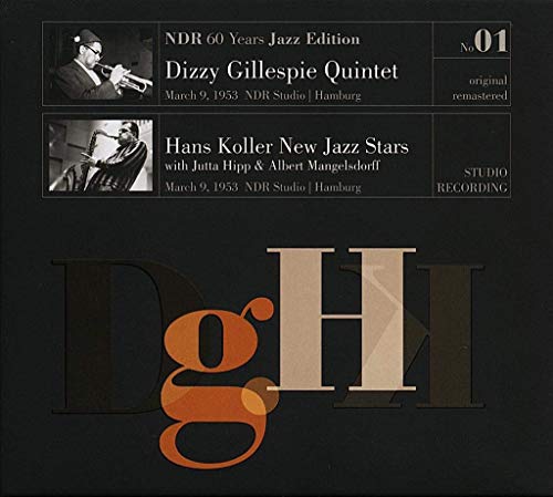 "Black vinyl album cover with 'NDR 60 Years Jazz Edition' and musician images."