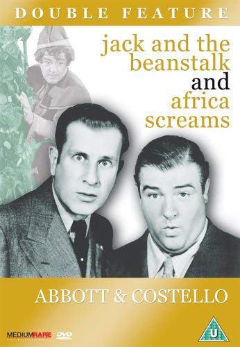 Abbott and Costello DVD cover featuring two men and a beanstalk.