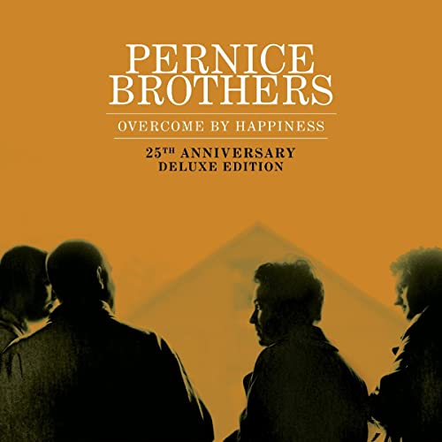 Pernice Brothers album cover: orange background, silhouetted figures, and text.