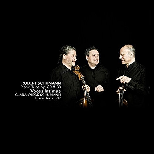 CD cover with three men holding string instruments against a black background.