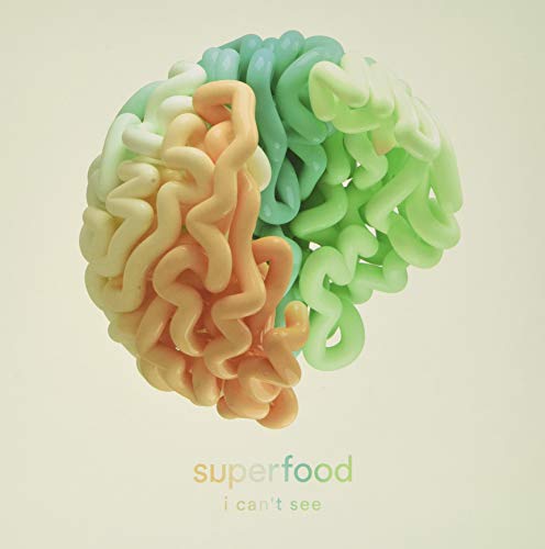 Album cover with a colorful, brain-shaped abstract design and text.