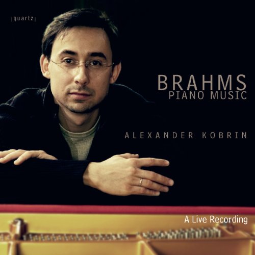 CD cover featuring pianist Alexander Kobrin and the word "BRAHMS.