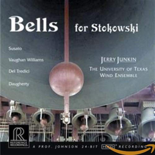 CD cover: "Bells for Stokowski" by University of Texas Wind Ensemble.