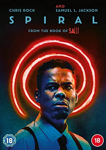 Spiral From The Book of Saw DVD cover with Chris Rock’s face.