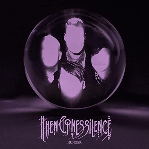 Vinyl record cover with blurred faces inside a dark sphere.