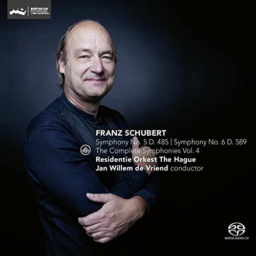 CD cover featuring portrait of conductor Jan Willem de Vriend and text.