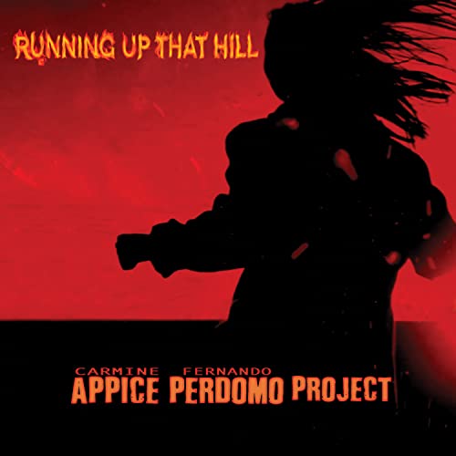 CD cover: Silhouette of a running person on a red background.