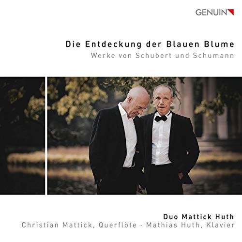 CD cover featuring two men in suits with a garden backdrop.