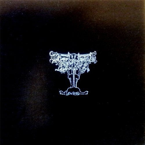 Black CD cover with a detailed, white ornate cross-like symbol.