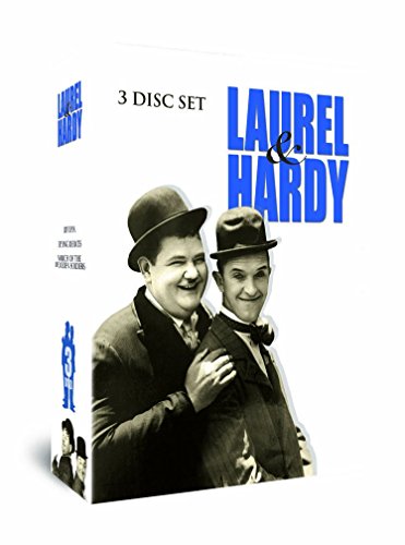 DVD case featuring Laurel and Hardy in suits and hats.