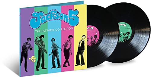 Jackson 5 vinyl record set with album cover featuring the group.