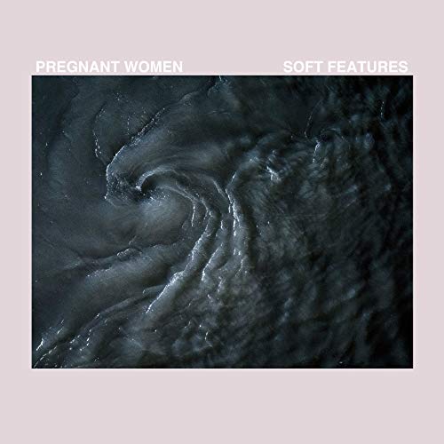 Album cover for “Pregnant Women - Soft Features” with dark, swirling textures.