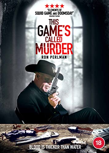 DVD cover for "This Game's Called Murder" featuring a man with a gun.