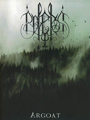 CD cover for Belenos’ “Argoat” featuring a forest and ornate band logo.