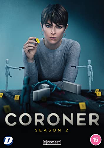 Coroner" Season 2 DVD cover featuring a woman with miniature figures.
