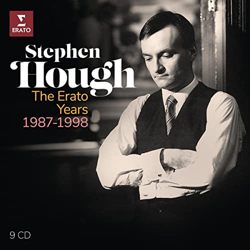 CD cover featuring pianist Stephen Hough in a formal portrait.