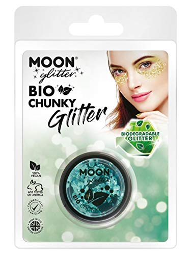 Moon Glitter Bio Chunky Glitter Turquoise