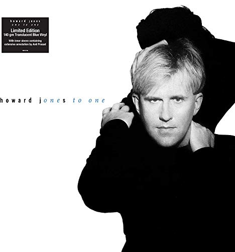 Howard Jones album cover, "One To One", featuring a portrait of the artist.
