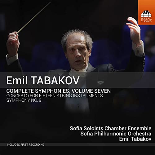 CD cover featuring conductor Emil Tabakov with orchestra details.