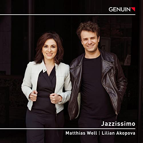 CD cover featuring portraits of Matthias Well and Lilian Akopova.