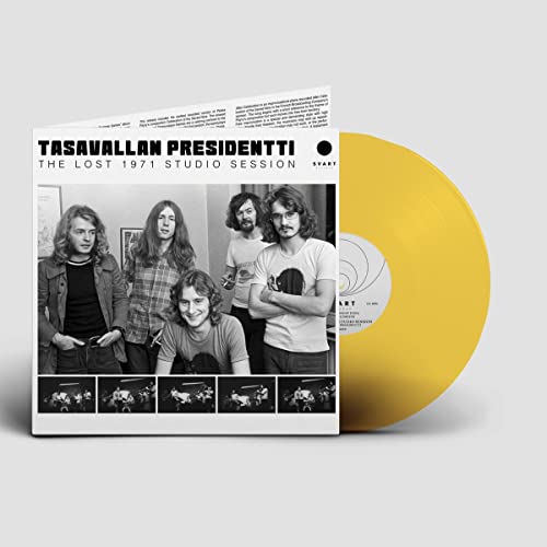 Vinyl record and album cover featuring a 1971 Finnish rock band portrait.