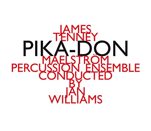 "Album cover with 'PIKA-DON' in black and red text on a white background."