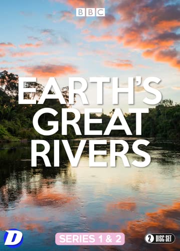 DVD cover for "Earth's Great Rivers" with a river landscape.