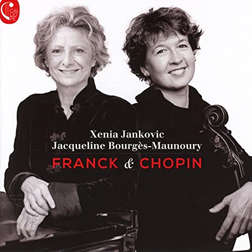 CD cover featuring portraits of Xenia Jankovic and Jacqueline Bourges-Maunoury.