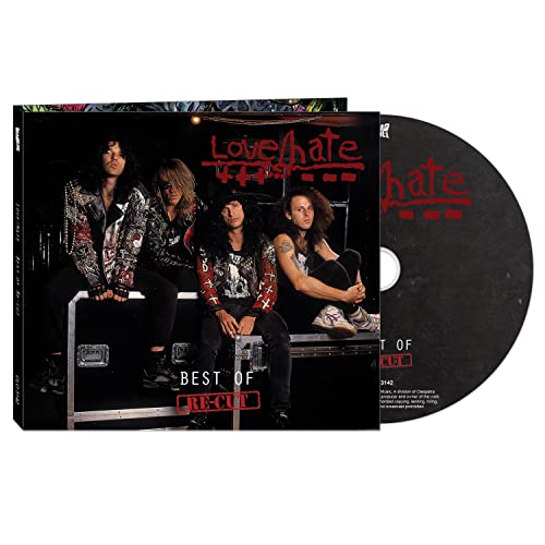 CD case and disc for Love/hate’s “Best Of - Re-Cut” album.
