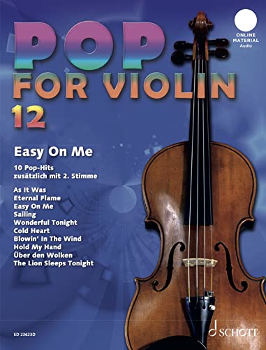 Pop for Violin 12 - Easy On Me - Vol. 12 - 1-2 Violins - Sheet Music - Schott Music (ED 23623D)