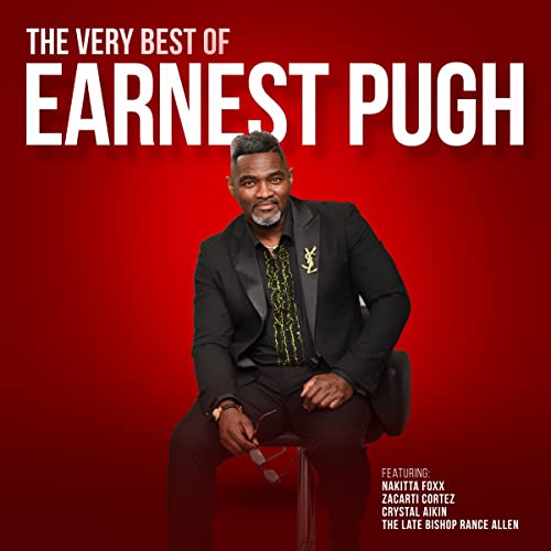CD cover for "The Very Best Of Earnest Pugh" featuring a portrait.