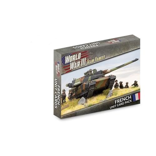 Team Yankee: French Unit Cards (x33 Cards)