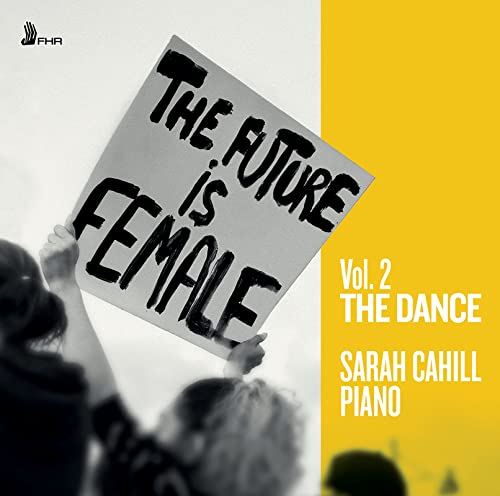 CD cover with a protest sign reading "The Future Is Female" and text details.
