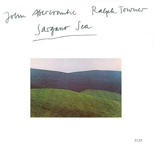CD cover for Ralph Towner’s “Sargasso Sea” with a landscape image.