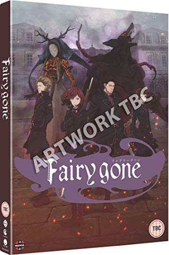 "Fairy gone Season 1 Part 1 DVD cover featuring anime characters and a dark creature."