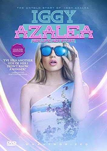 DVD cover featuring Iggy Azalea in sunglasses, with neon text.