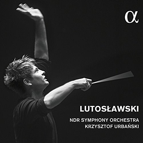 Black-and-white image of a conductor holding a baton, with white text on a black background.