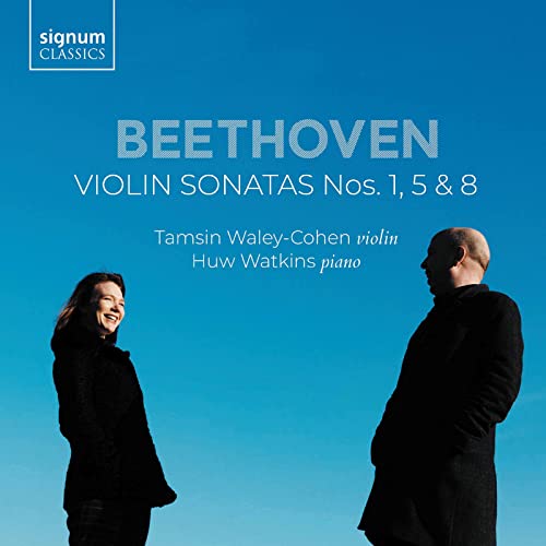 CD cover featuring musicians Waley-Cohen and Watkins, with blue background.