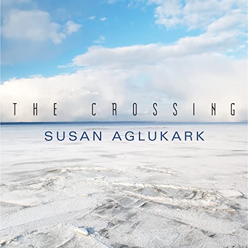 CD cover for Susan Aglukark’s “The Crossing” with icy landscape.