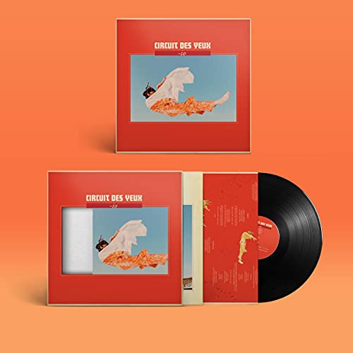 Vinyl record and cover for Circuit Des Yeux’s -io, featuring abstract art.