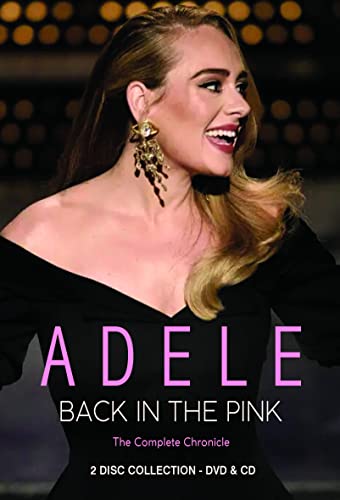 Adele smiling on DVD cover, text reads "Back In The Pink".