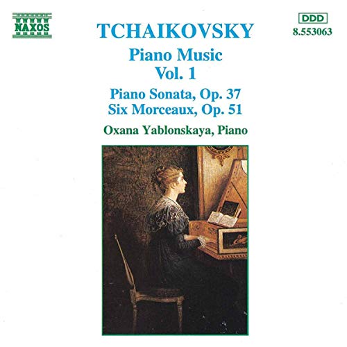 CD cover for Tchaikovsky piano music performed by Oxana Yablonskaya.