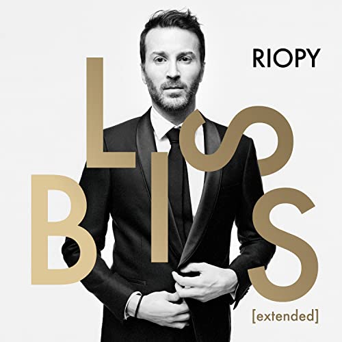 Album cover for RIOPY’s “BLISS (extended)” featuring a man in a suit.