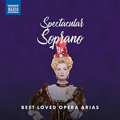 CD cover: opera singer in elaborate costume, purple background.