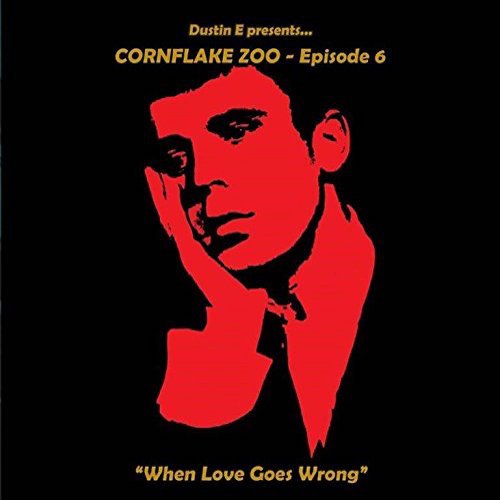 Red silhouette of a man’s face against a black background, CD cover.