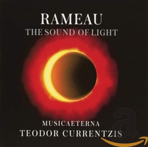 CD cover with a solar eclipse image and text: "Rameau, Currentzis.
